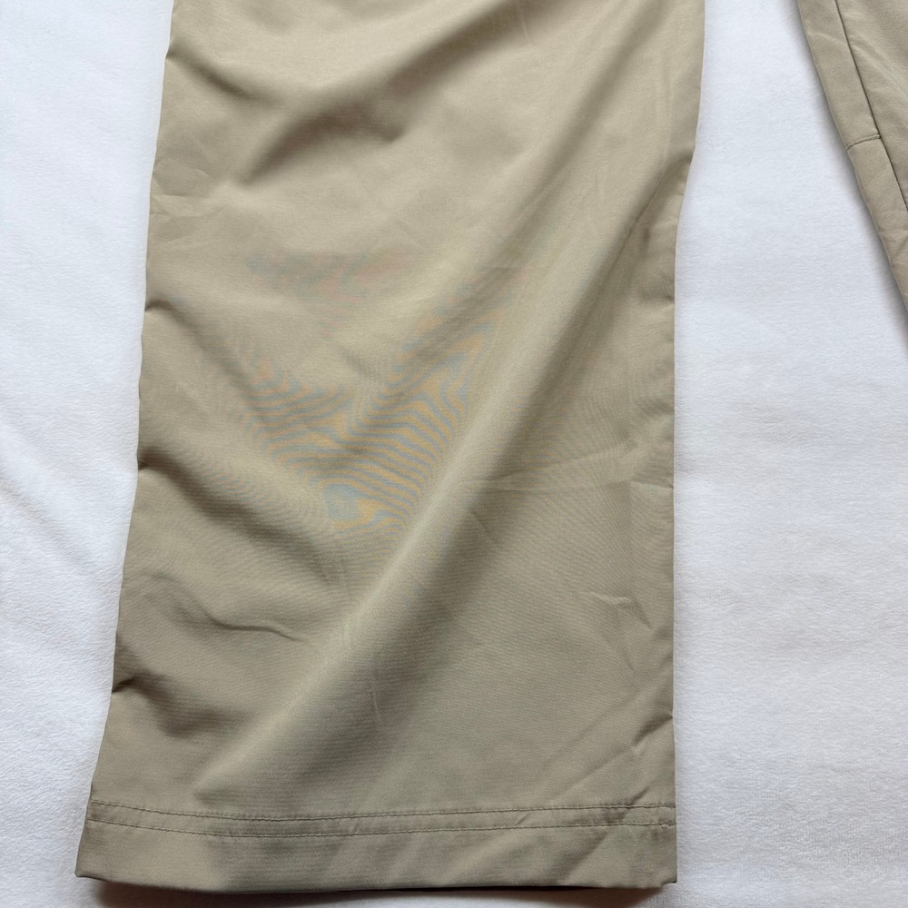 Columbia Convertible Hiking Pants Womens 16 Short Tan Khaki Zip Off Cargo XK0783 - Picture 6 of 16